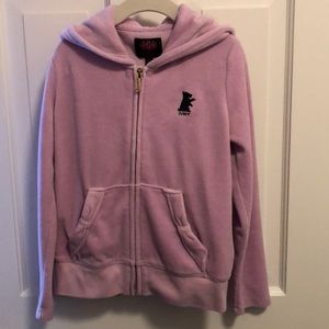 Little girls Juicy Couture full zip hoodie 6/7